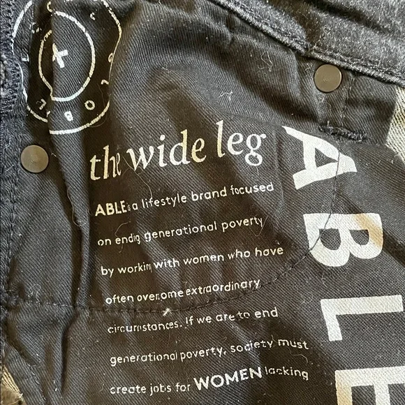 Able Charcoal Denim Pants - Picture 4 of 4